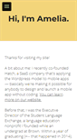 Mobile Screenshot of ameliafriedman.com
